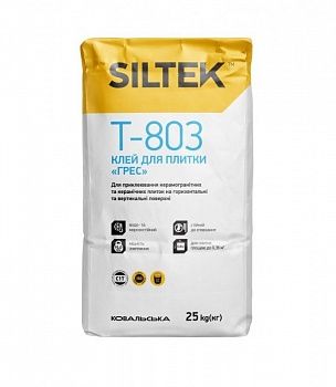 Клей для плитки грес Siltek T-803 (25 кг) Арт 15654